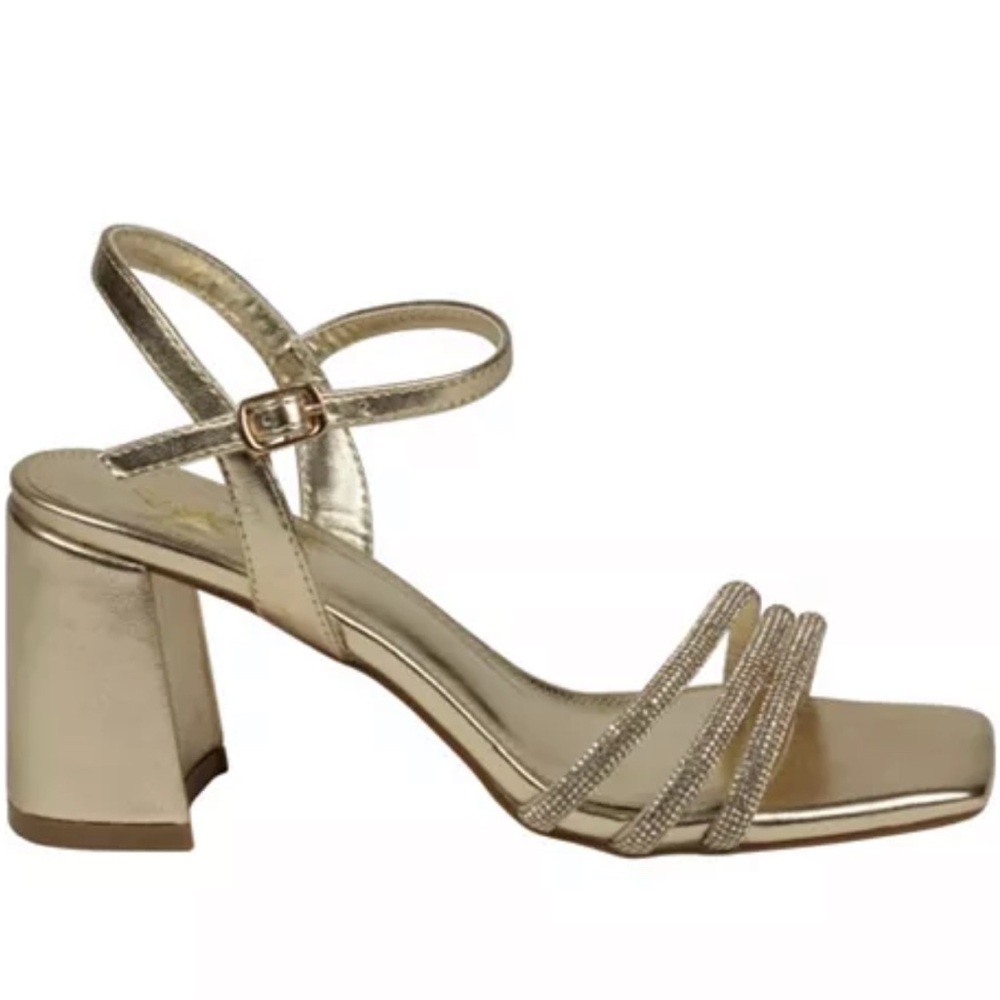 GC Shoes
Women's Tyra Embellished Block Heel Dress Sandals